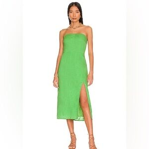 SNDYS Leruzi Midi Dress in Green